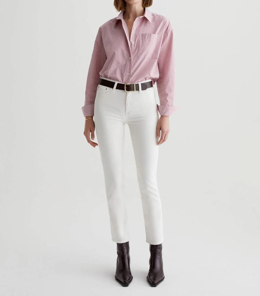 AG Jeans Ag Jeans - Mari Crop High-rise Slim Straight Jeans 6