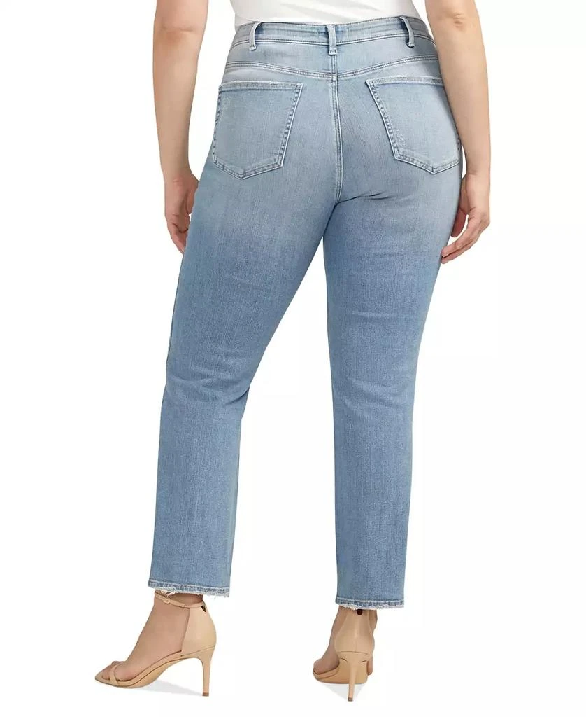 Silver Jeans Co. Plus Size Isbister High-Rise Straight-Leg Jeans 2