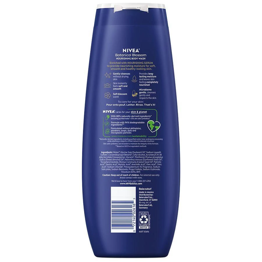 Nivea Nourishing Body Wash with Nourishing Serum Botanical Blossom 2