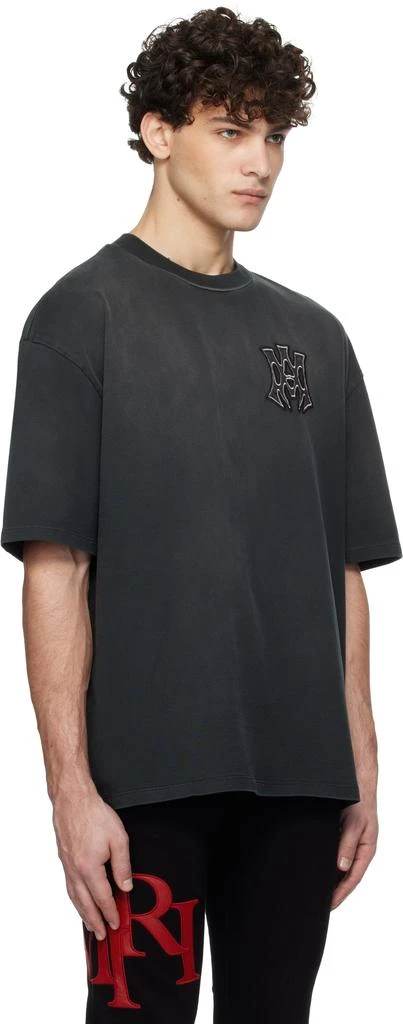 AMIRI Black 'MA Hollywood' Oversized T-shirt 2