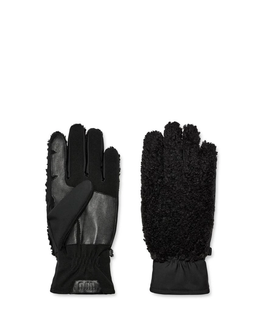 UGG Fluff Smart Gloves with Conductive Leather Palm 1