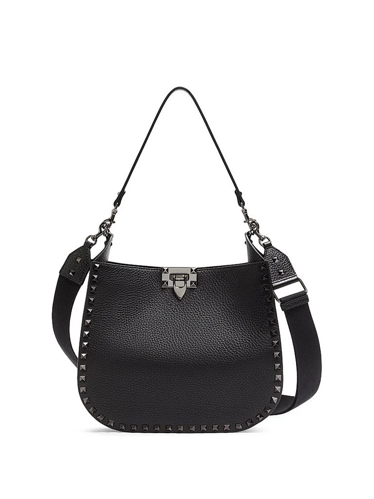 Shop Rockstud Grainy Calfskin Shoulder Bag on Sale at BeyondStyle