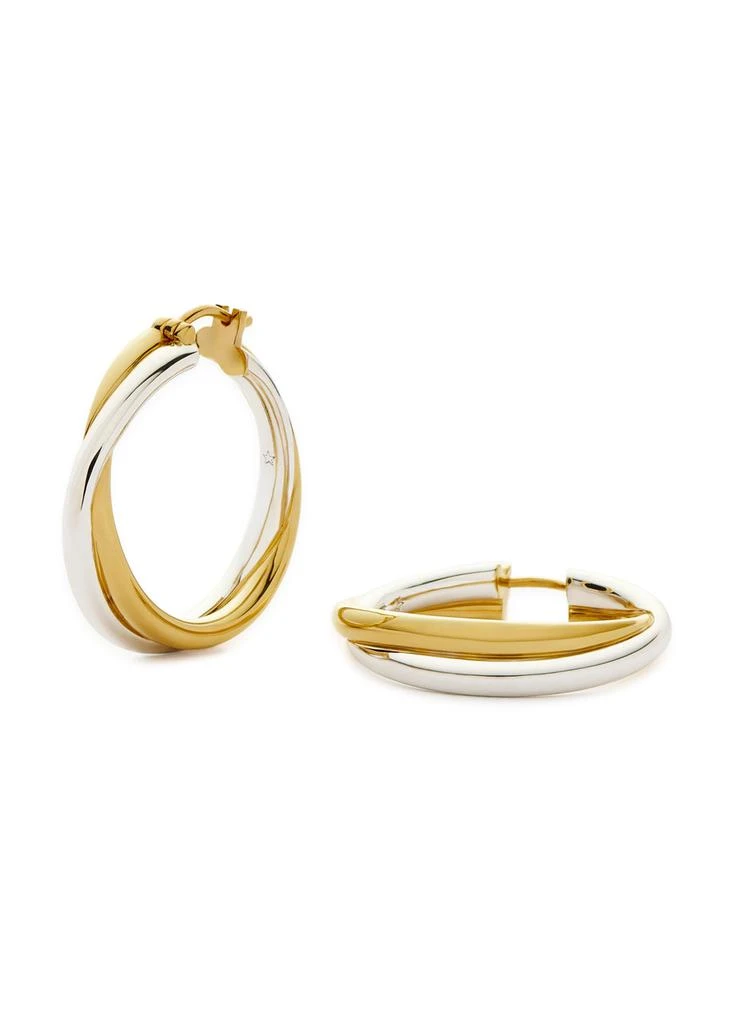 Missoma X Lucy Williams Entwine large hoop earrings  3