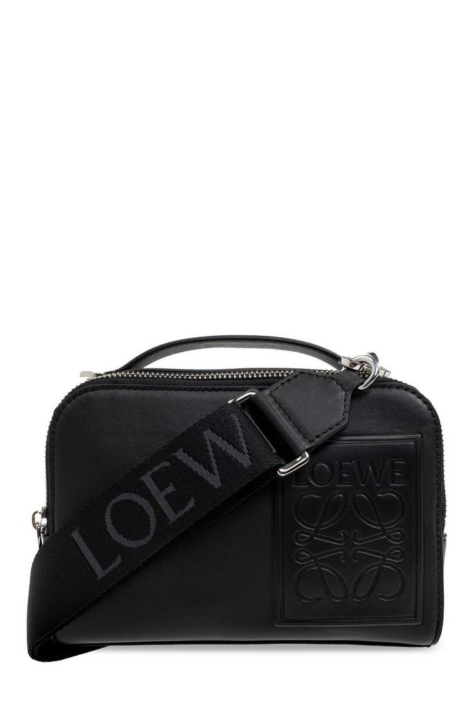【LOEWE】Mini crossbody camera bag レザー ロゴ バッグ Mini crossbody camera bag in soft grained calfskin Black - LOEWE