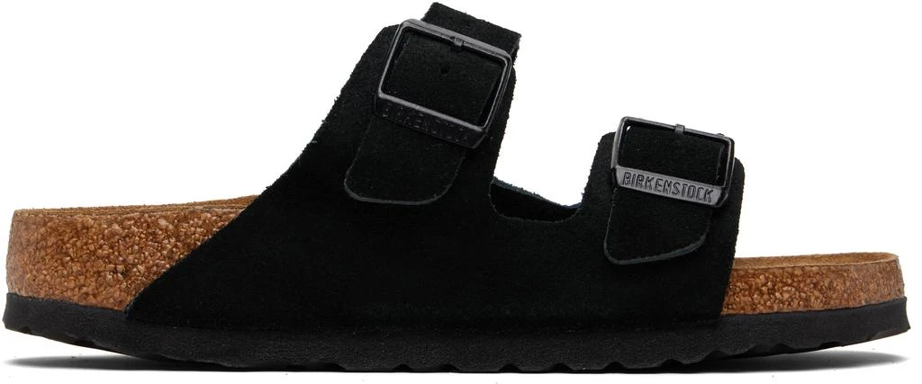 Birkenstock Black Regular Arizona Soft Footbed Sandals