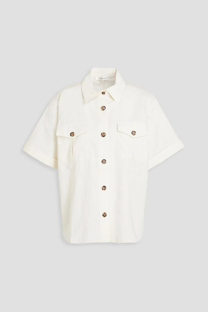 FRAME Patch Pocket Utility cotton-blend shirt 1