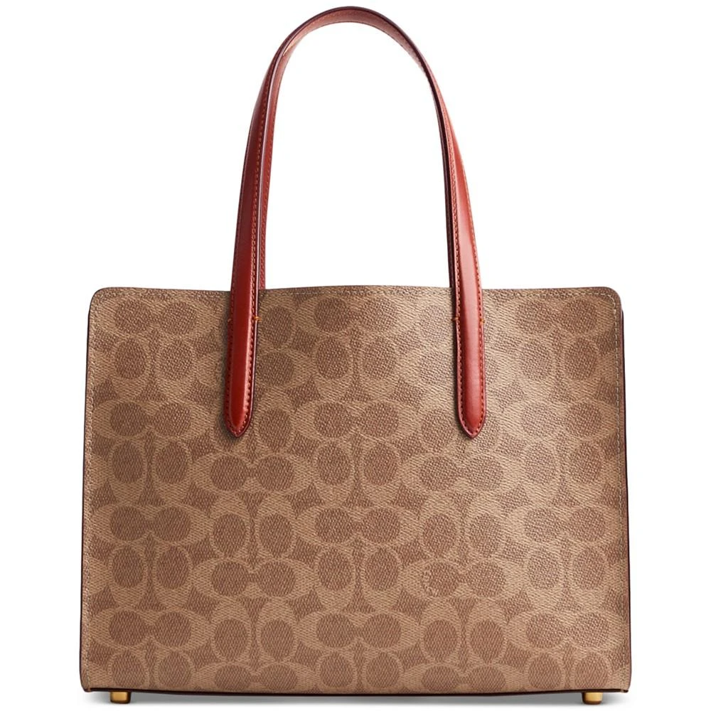 COACH Coated Canvas Signature Carter Carryall 28 3