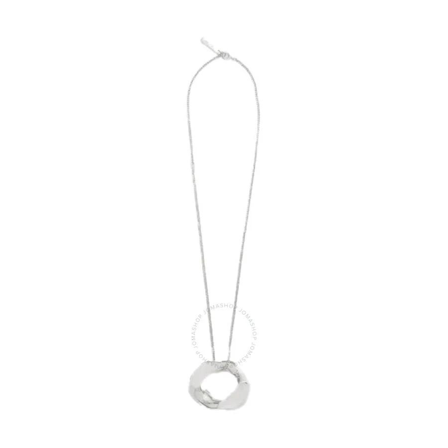 Burberry Ladies Palladio Palladium-Plated Chain Link Necklace 1