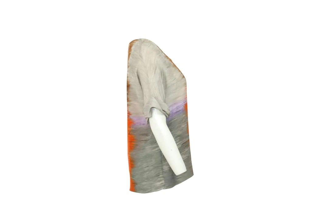 PETER PILOTTO Sunset Tie Dye Print Top in Multicolor Silk 2