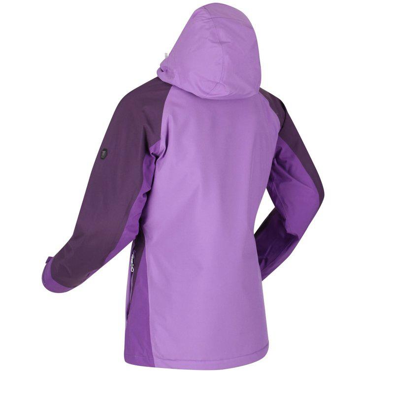 Regatta Womens/Ladies Highton Stretch II Waterproof Padded Jacket Hyacinth/Purple Sapphire/Dark Aubergine