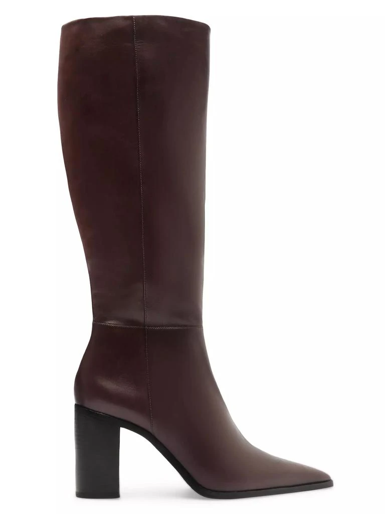 Schutz Mikki 85MM Block-Heel Leather Boots 1