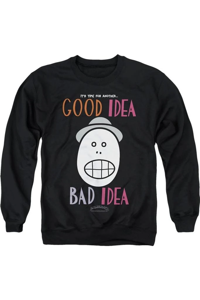 Gildan Animaniacs Good Idea Bad Idea Adult Crewneck Sweatshirt 1