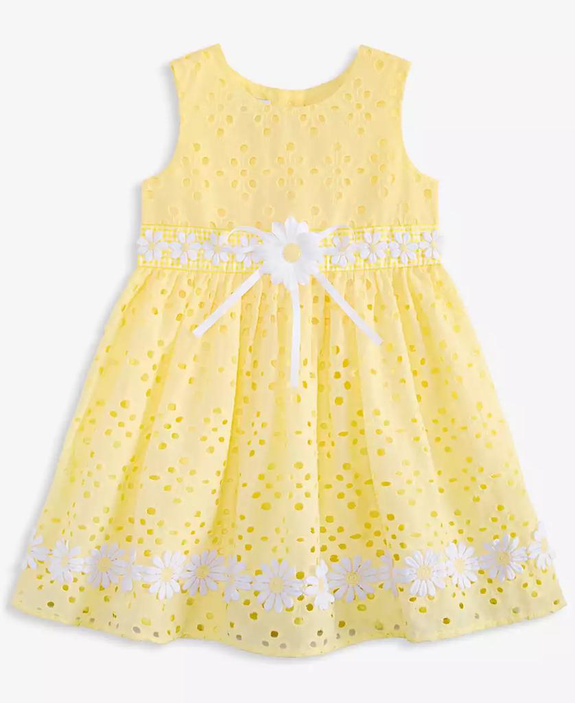Blueberi Boulevard Baby Girls Daisy-Trim Eyelet Sundress