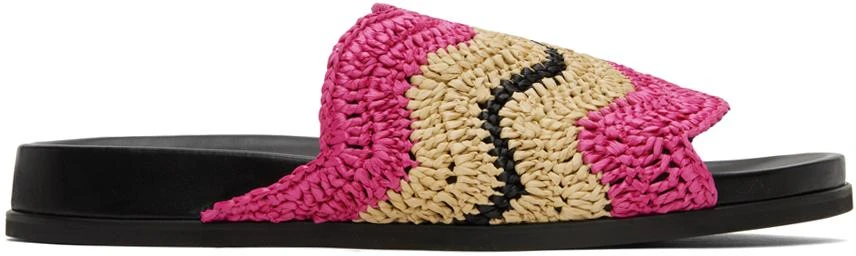 Marni Pink & Beige No Vacancy Inn Edition Fussbett Sandals 1