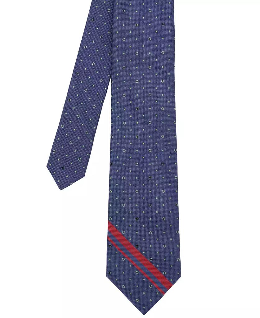Ben Sherman Men's Dot Stripe Silk Tie