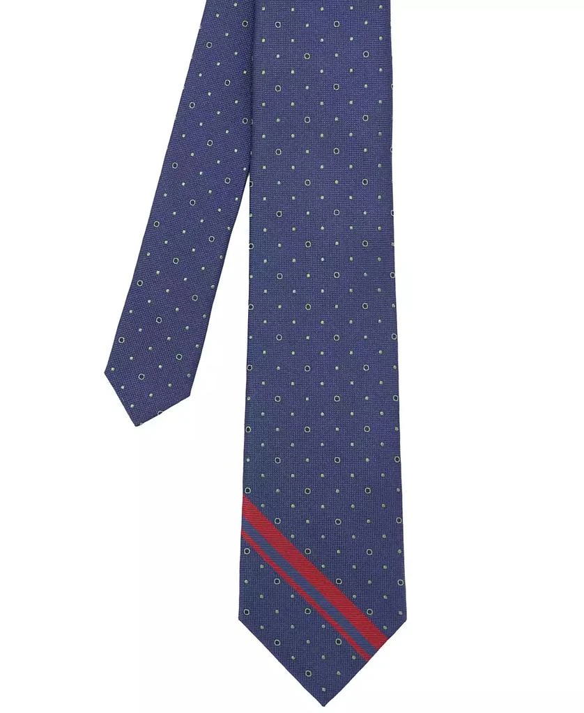 Ben Sherman Men's Dot Stripe Silk Tie 1