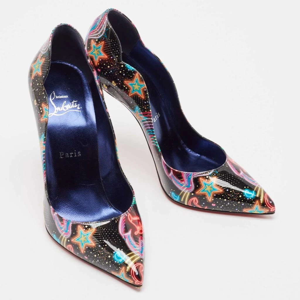 Christian Louboutin Christian Louboutin Multicolor Printed Patent Leather Hot Chick Pumps Size 39 4
