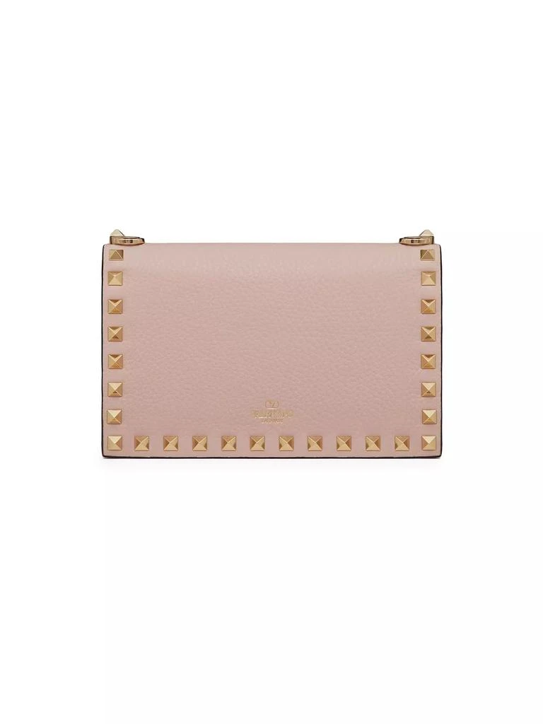 Valentino Grainy Calfskin Pouch With Rockstud Chain 4