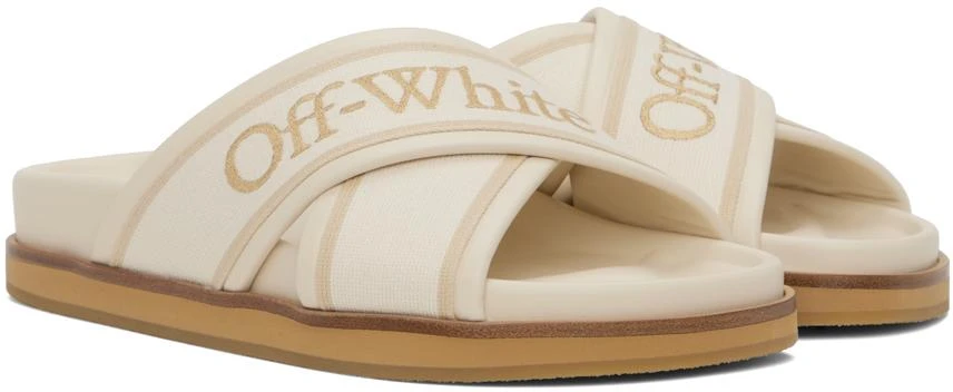Off-White Off-White Cloud Criss Cross Slides 4