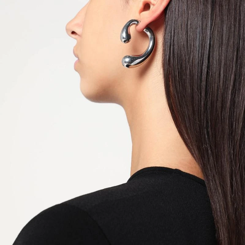 Panconesi P silver earrings 2