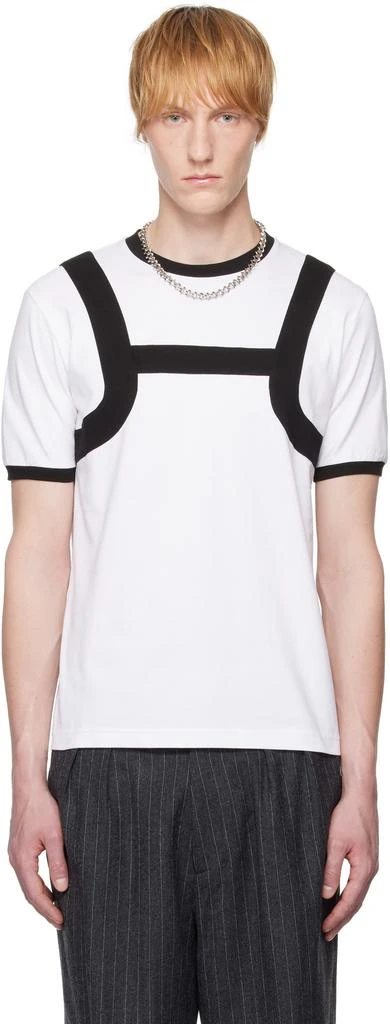 Marking Distance White & Black 'Twink' T-shirt 1