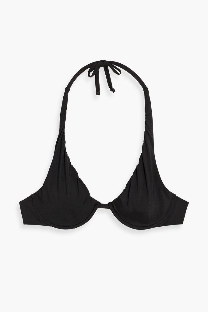 IRIS & INK Alexandra ruched underwired bikini top