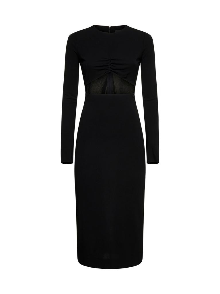 DSQUARED2 Dsquared2 Short-Sleeved Midi Ribbed Dress