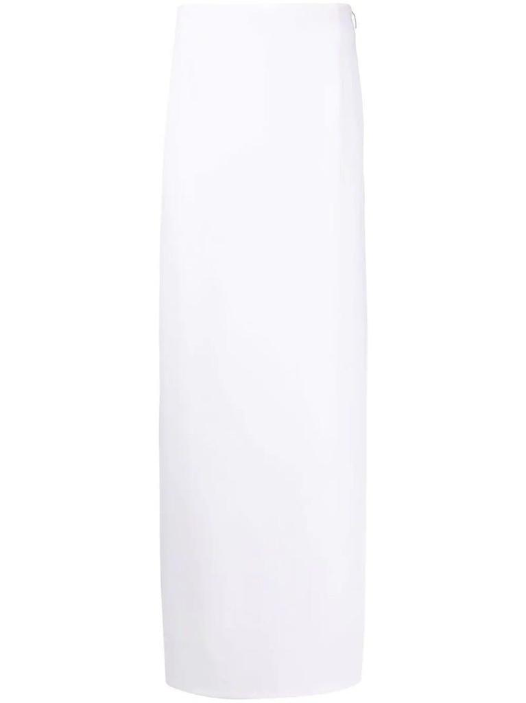 NA White high waisted maxi Skirt