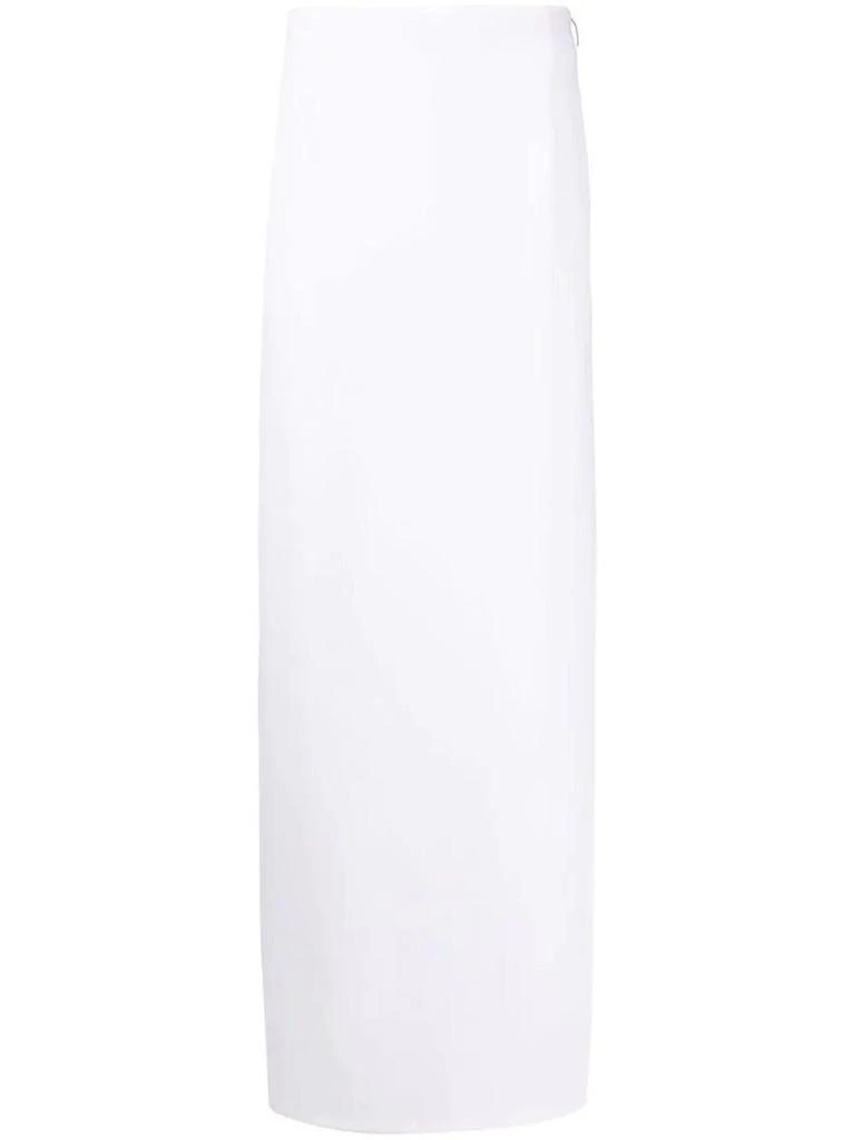 NA White high waisted maxi Skirt 1
