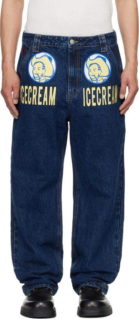 Icecream Blue 'Ice Cream' Cowboy Denim Jeans 1