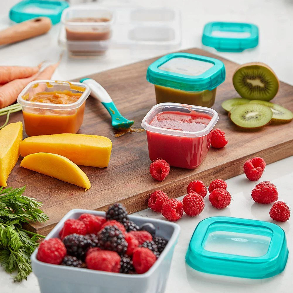 OXO Tot 4-Piece Baby Blocks Freezer Storage Containers 9