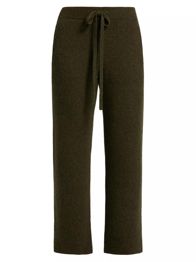 The Elder Statesman Cashmere Rib-Knit Lounge Pants