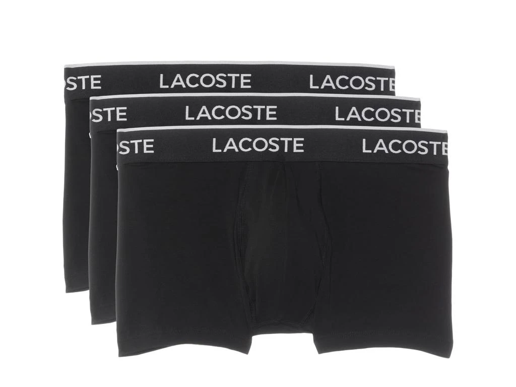Lacoste Cotton Stretch Essentials Trunks 3-pack
