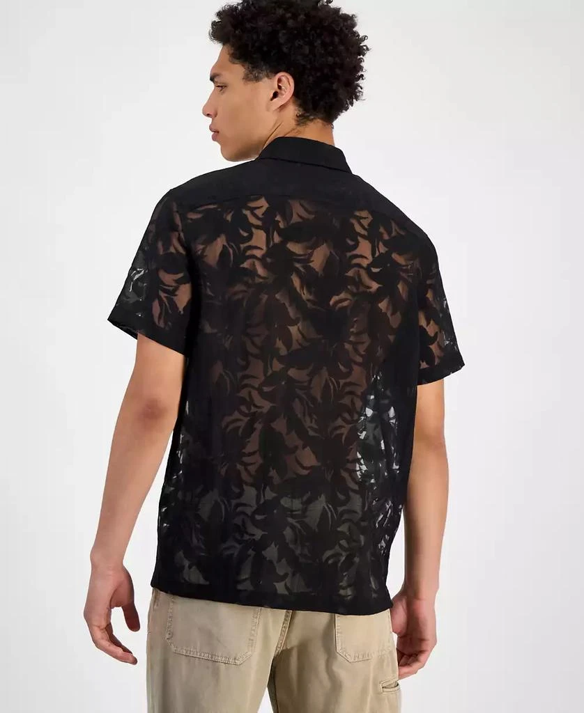 GUESS Men's Regular-Fit Devore Floral Shirt 2