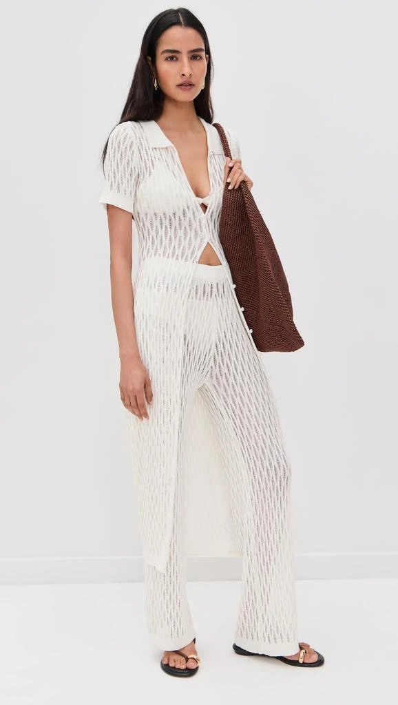 MINKPINK Kirra Pointelle Knit Pants 4