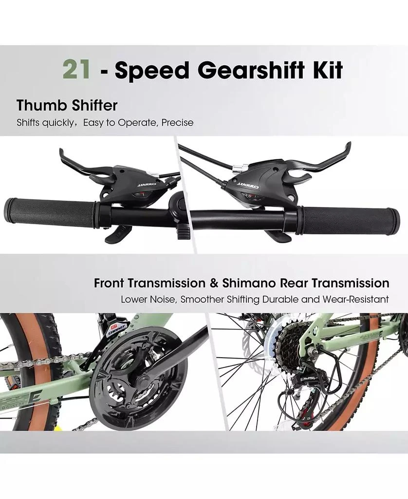 Streamdale Furniture Streamdale 27.5" Mountain Bike with 21-speeds, Disc Brakes & Thumb Shifter 5