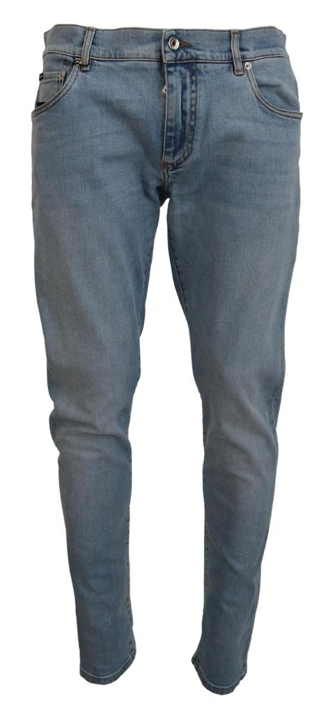 Dolce 
Gabbana Dolce 
Gabbana Blue Wash Slim Fit Cotton Denim Jeans