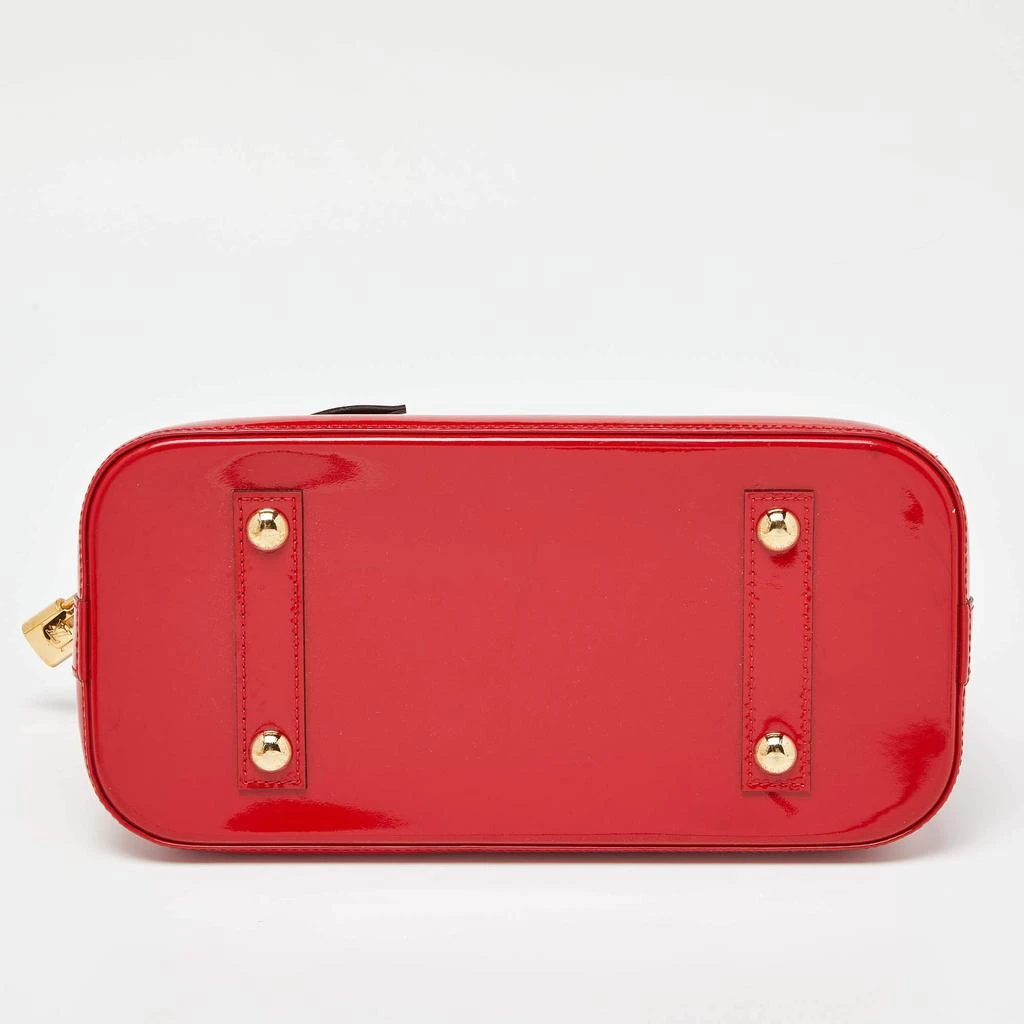 Louis Vuitton Louis Vuitton Orange Sunset Monogram Vernis Alma PM Bag 6