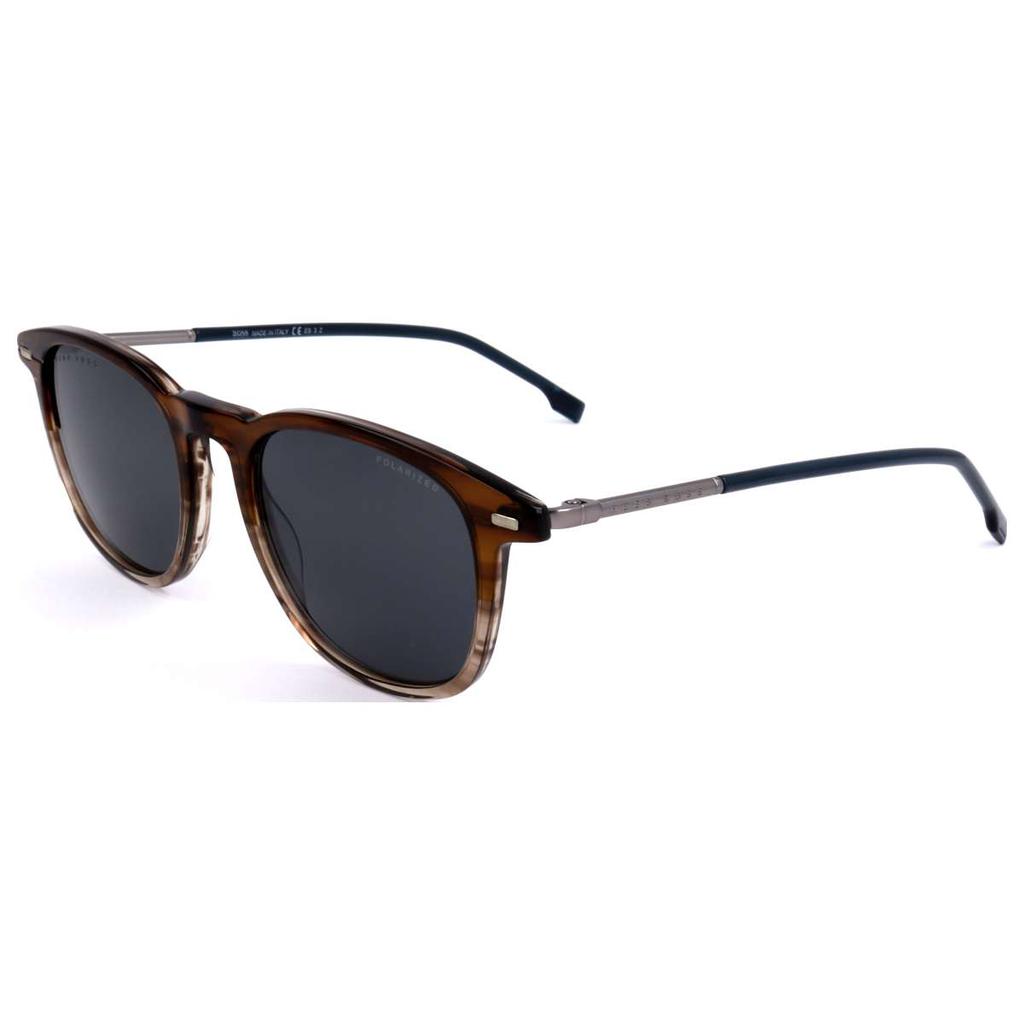 Hugo Boss Hugo Boss Men's Brown Oval Sunglasses