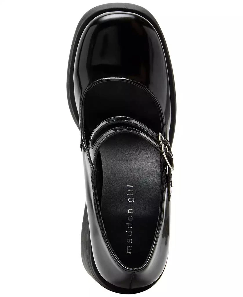 Madden Girl Lonniie Platform Block-Heel Mary Jane Pumps 4