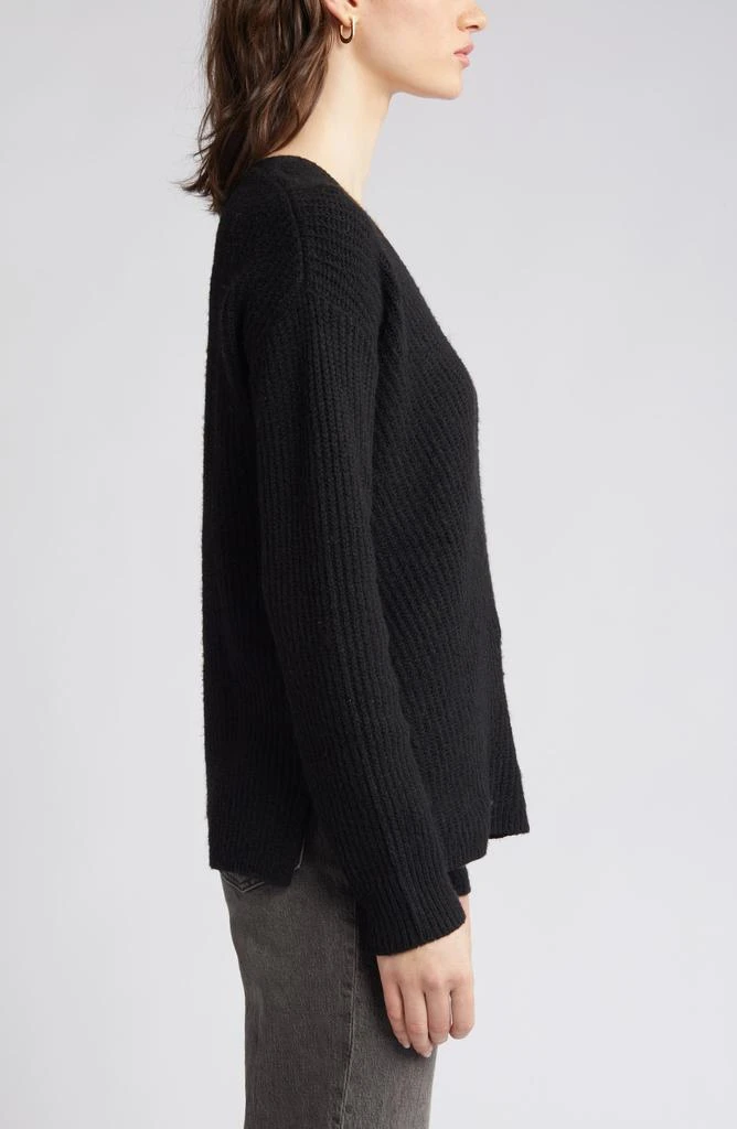 Caslon<sup>®</sup> Directional V-Neck Sweater 10