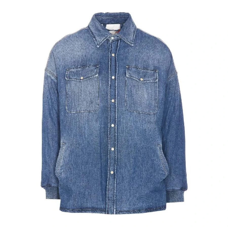 Alexander McQueen Long Sleeve Denim Shirt 1