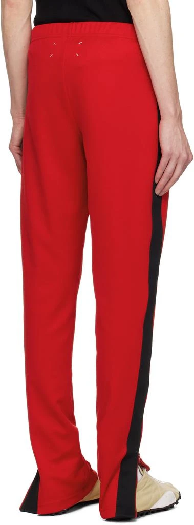 MAISON MARGIELA Red Striped Sweatpants 3