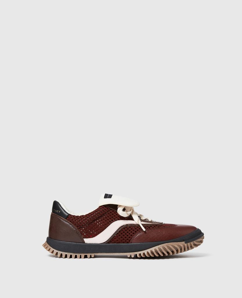 Stella McCartney Stella McCartney - S-Wave Sport Mesh Panelled Sneakers, Woman, Wine, Size: 40