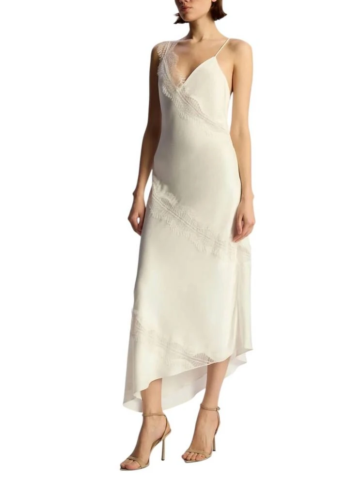 A.L.C. Soleil Lace Midi Dress In Off White 2