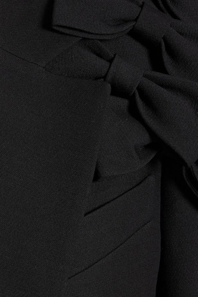 Valentino Bow-detailed wool and silk-blend blazer 4