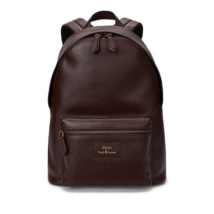Ralph Lauren Pebbled Leather Backpack