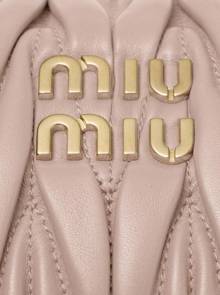 Miu Miu Wander hobo bag in quilted nappa 7