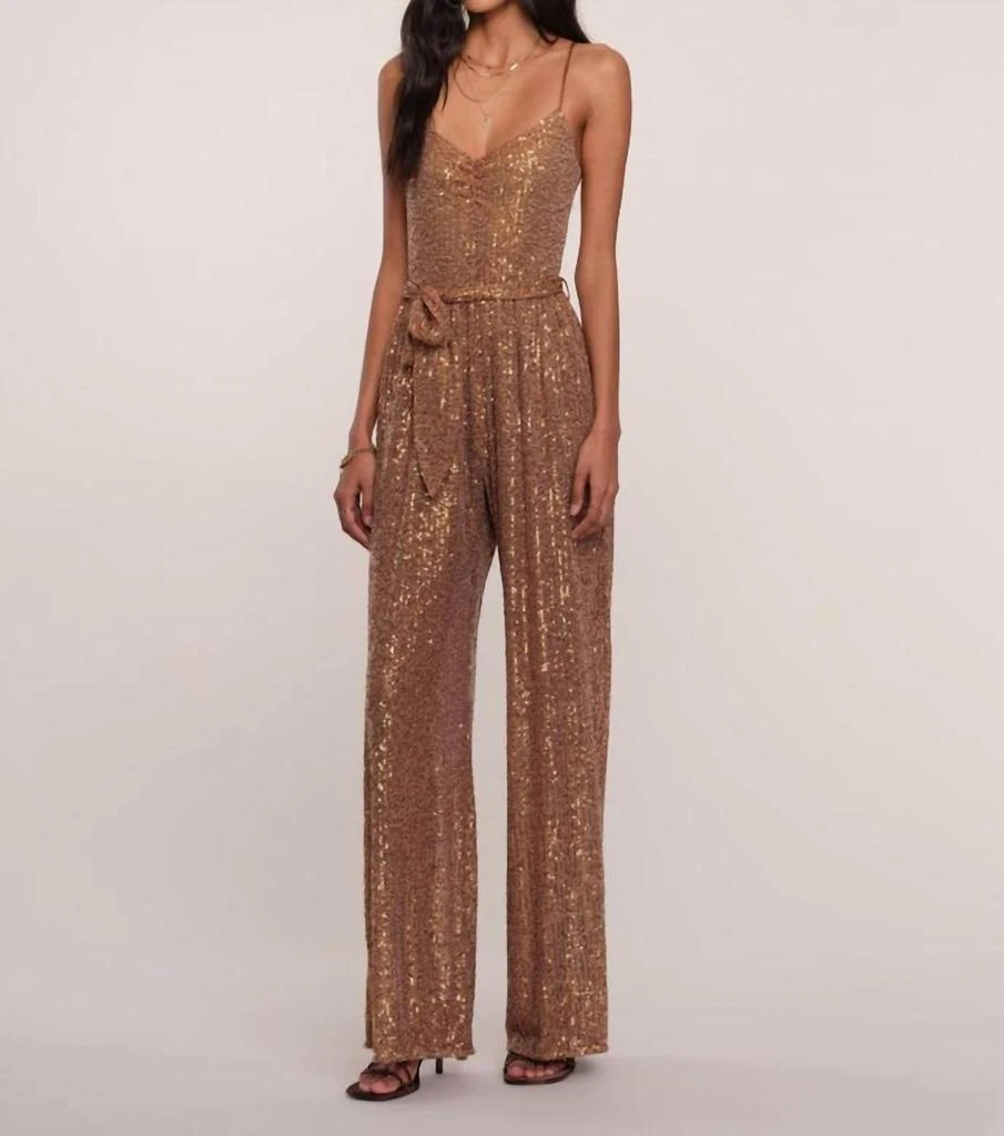 heartLoom Emet Jumpsuit In Bronze 1