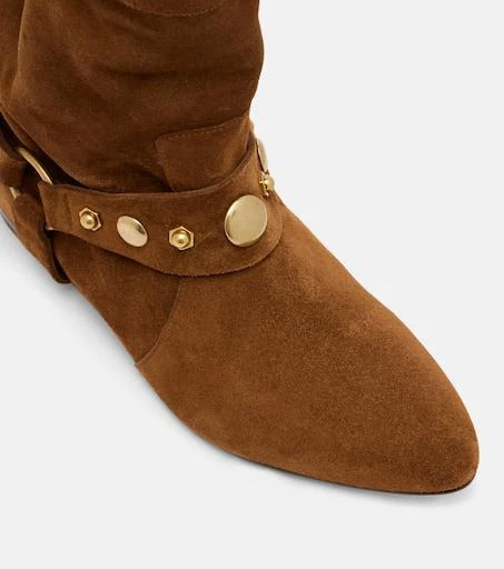 Isabel Marant Stania studded suede ankle boots 4